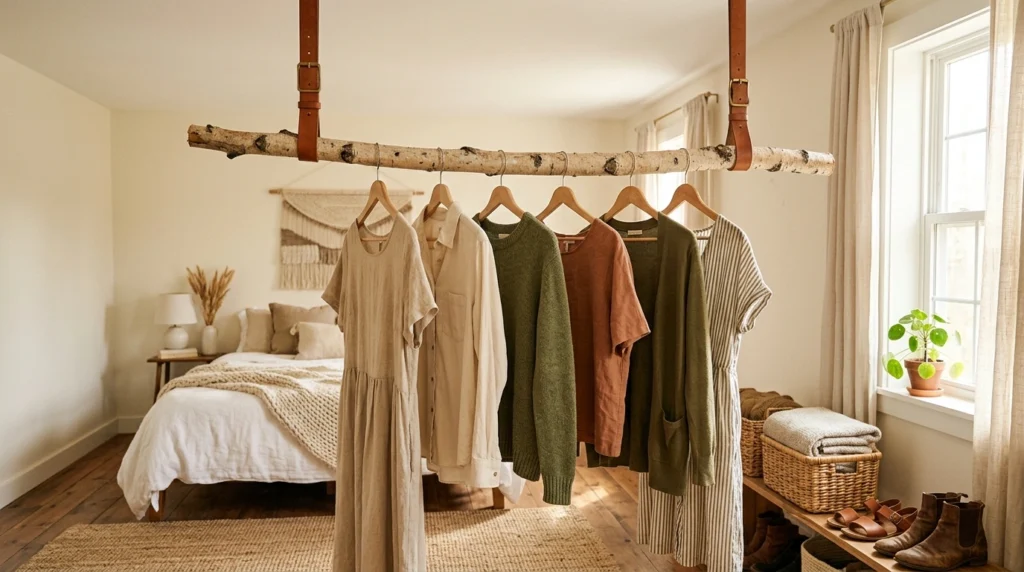 10. The Floating Wooden Branch Rack