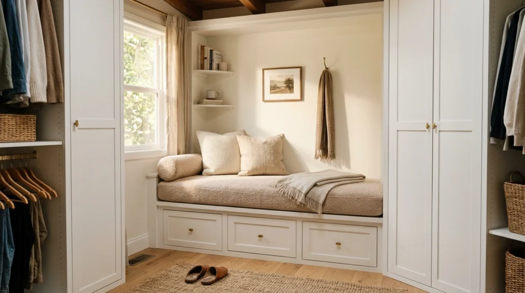 11. Built-In Bench Seating with Hidden Storage