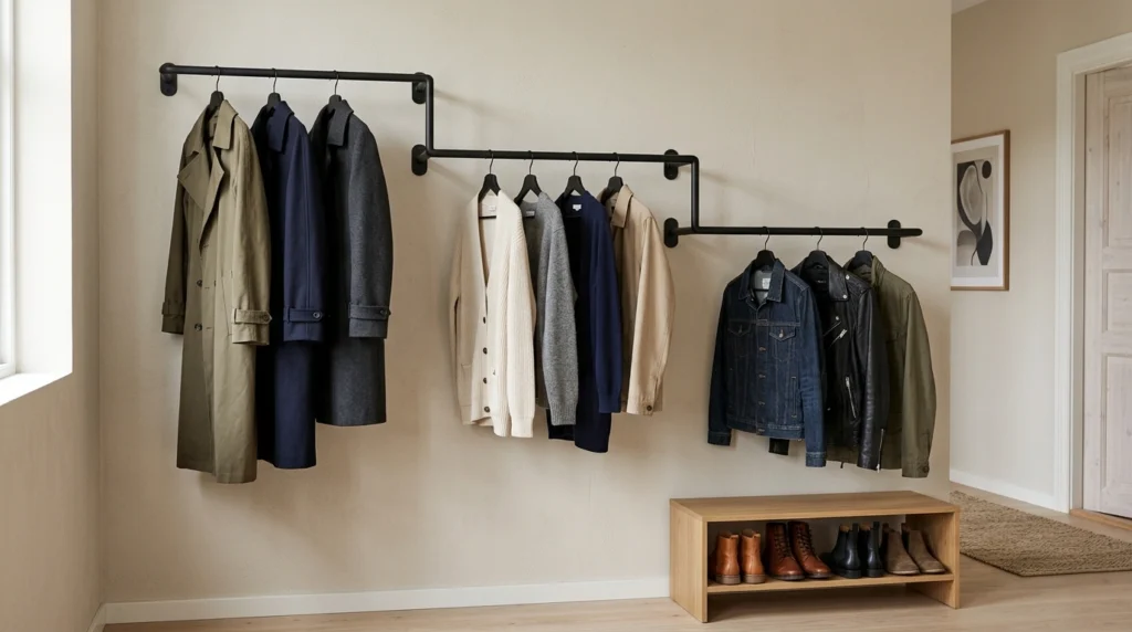 12. The Multi-Level Stepped Hanging Rail