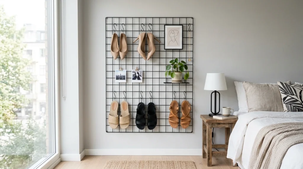 12. Grid Wire Wall Panels for Heels and Flats