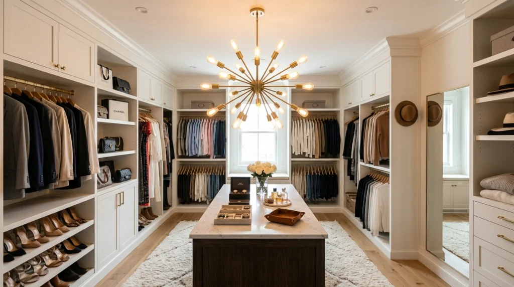 13. Statement Chandelier or Pendant Lighting