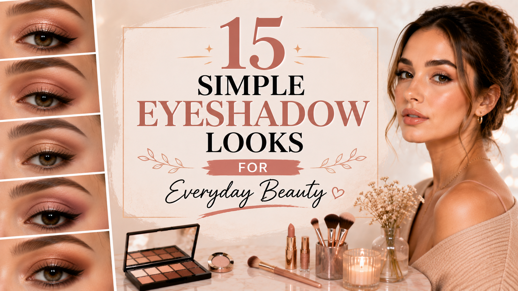 15 Simple Eyeshadow Looks for Everyday Beauty