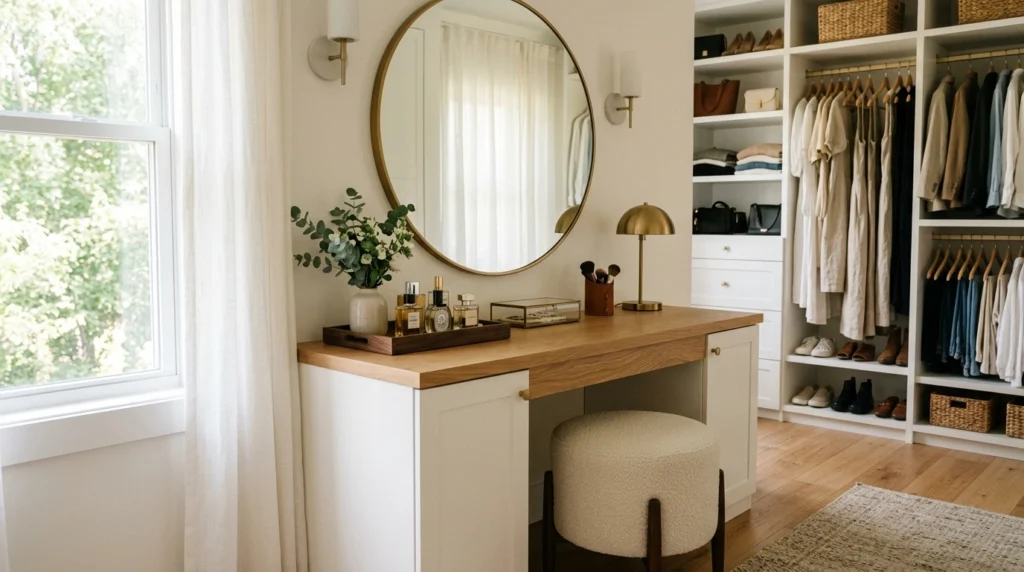 15. A Stylish Dressing Table Vanity Station