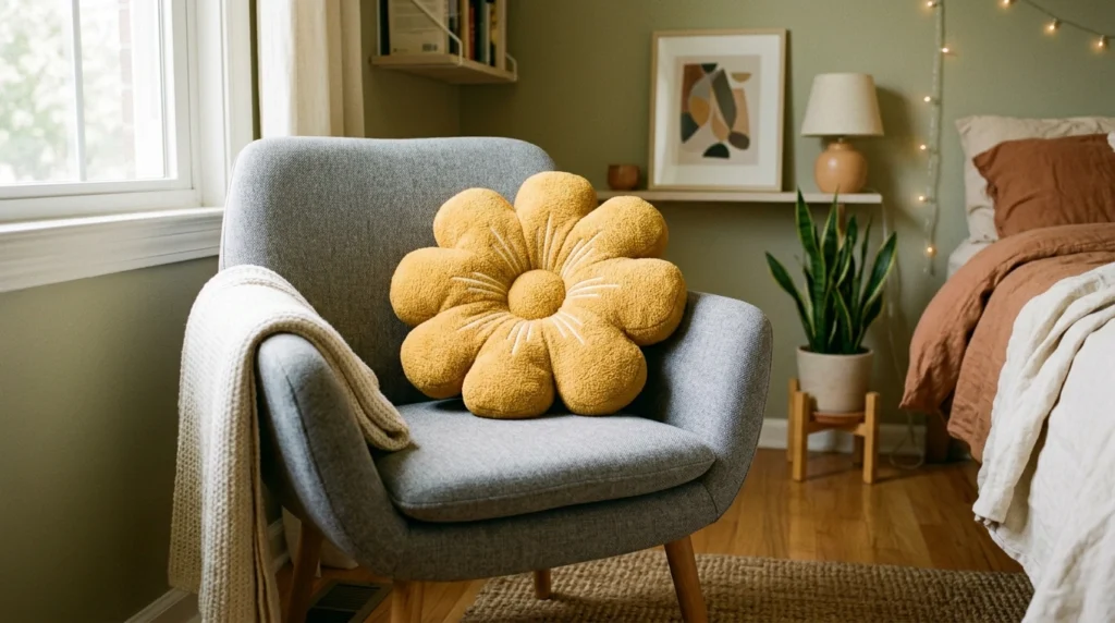 15. Inflatable Flower Pillows