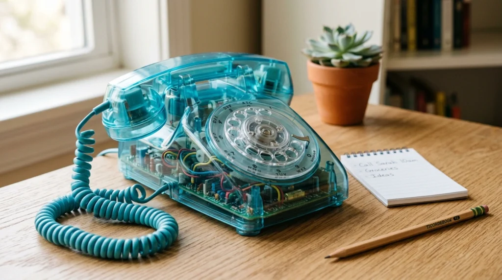 15. The Clear Tech Desk Station