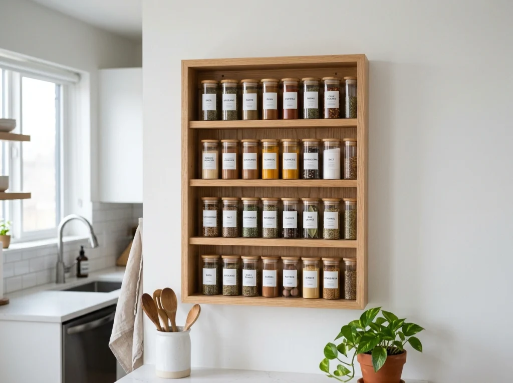 16. The Minimalist Shallow Shelf Cabinet