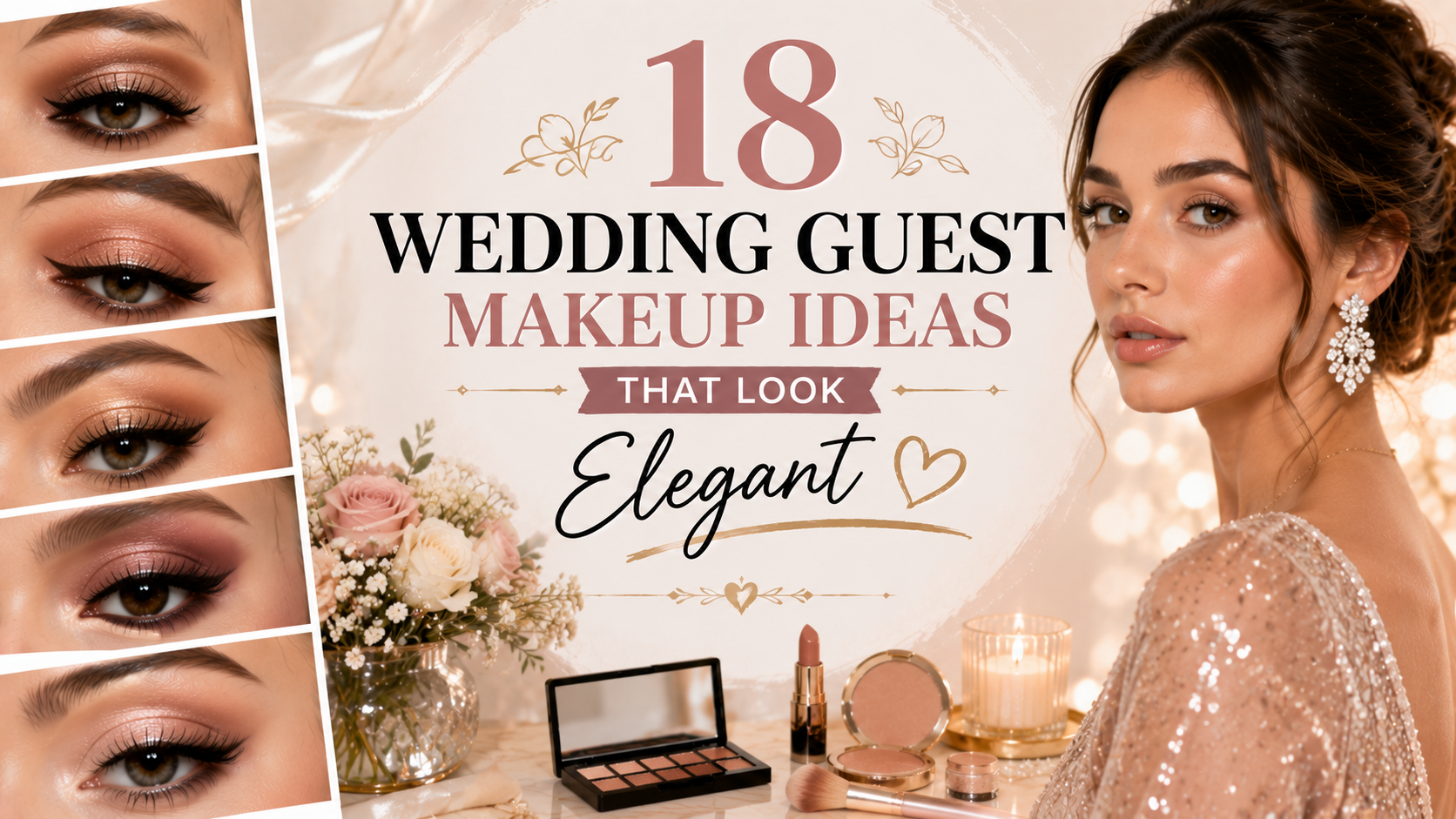 18 Wedding Guest Makeup Ideas That Look Elegant