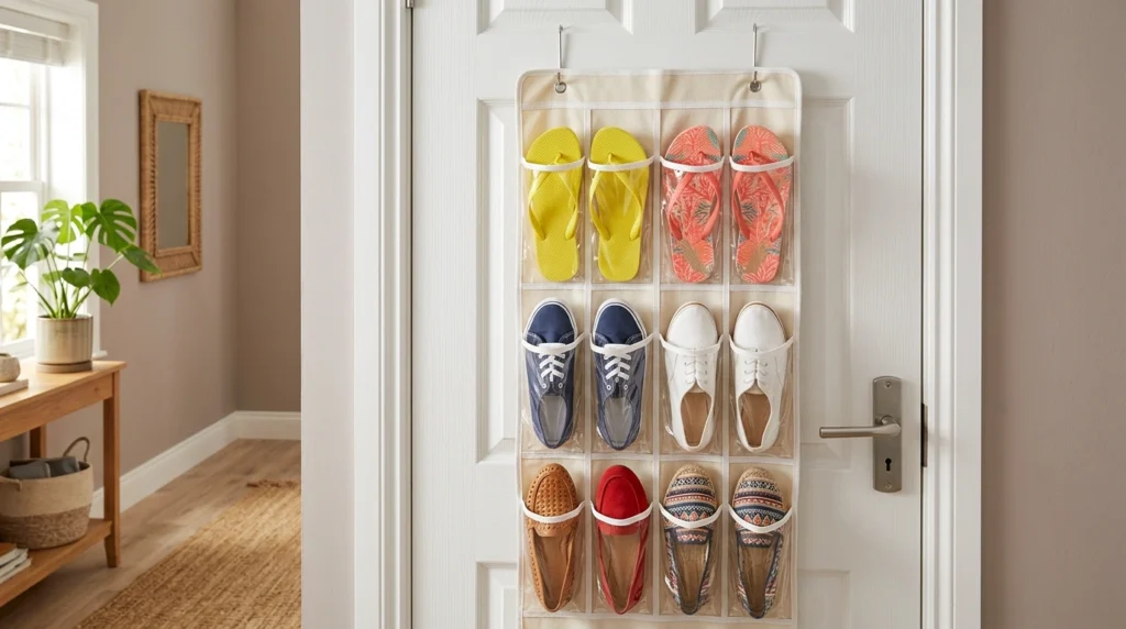 1. Over-the-Door Clear Pocket Organizers
