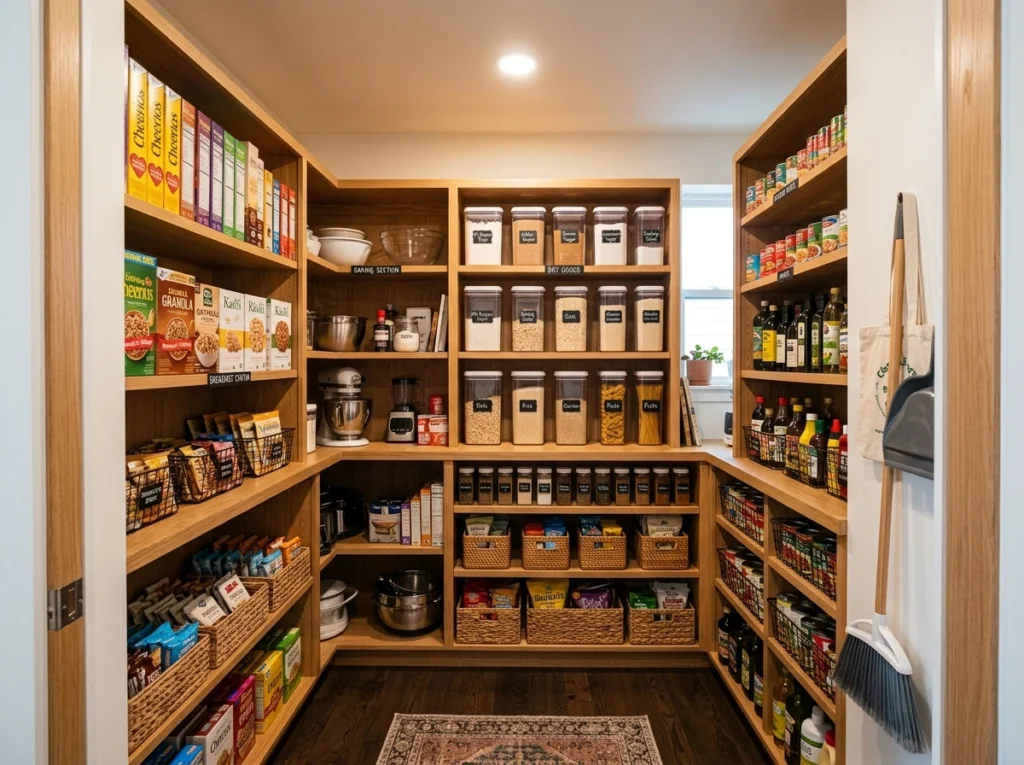 1. The Multi-Zone Walk-In Pantry