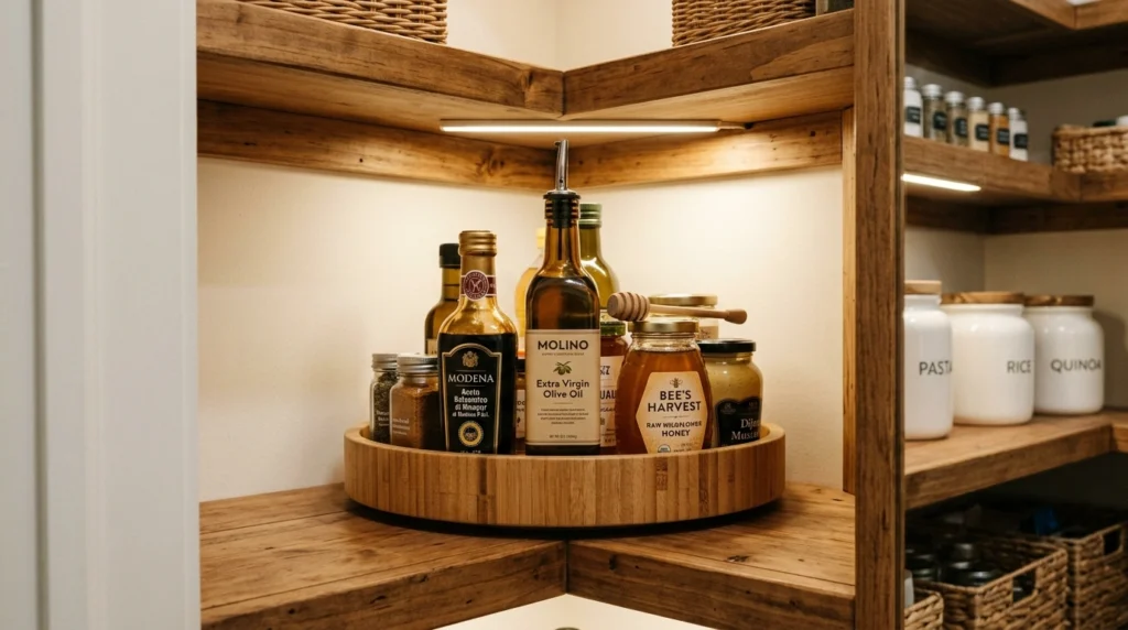 1. The Oversized Lazy Susan Corner Turn