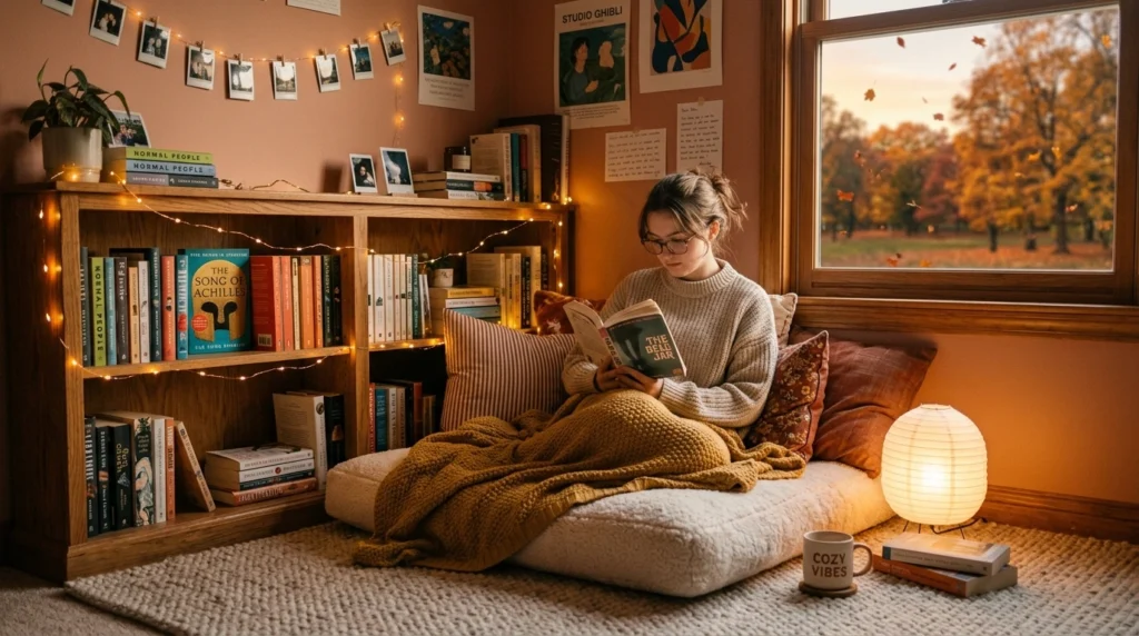 1. The Cozy Lofi Reading Corner