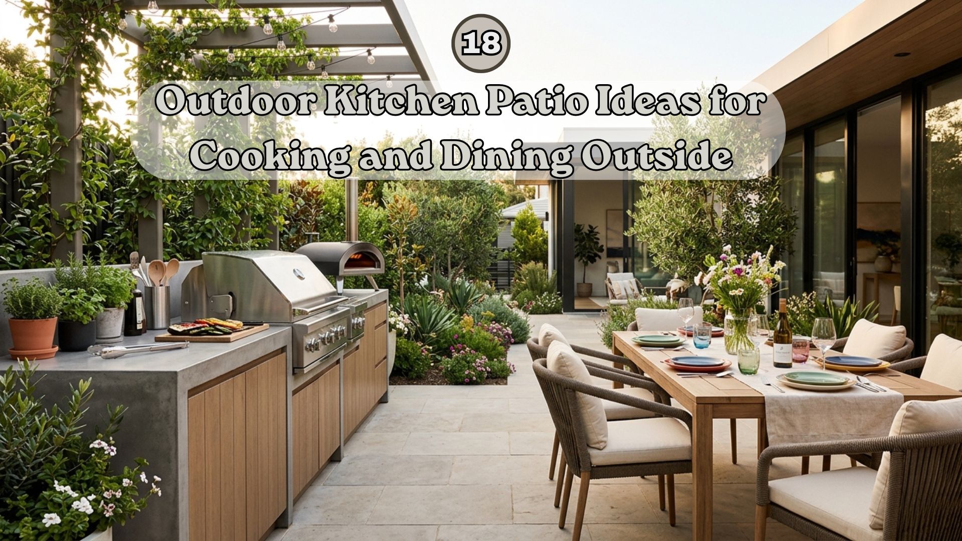 Outdoor Kitchen Patio Ideas for Cooking and Dining Outside