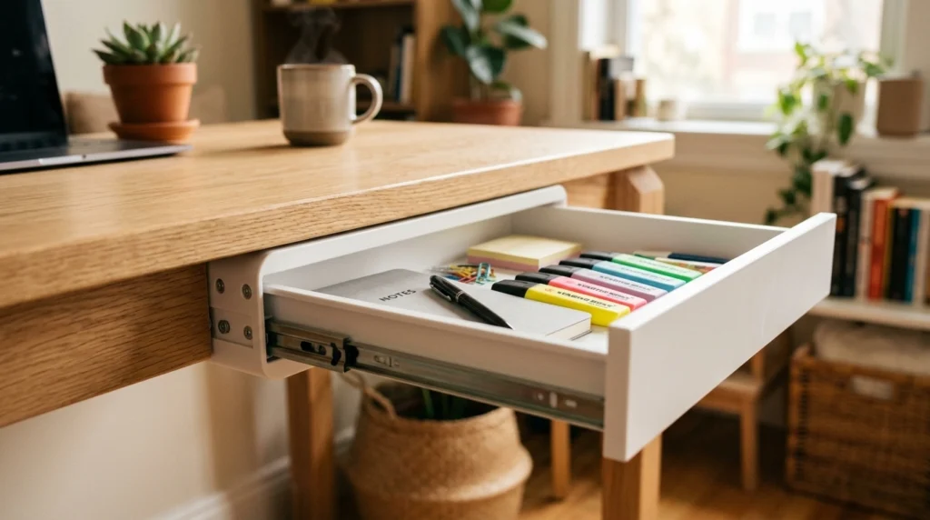 2. Under-Desk Sliding Drawer Add-ons