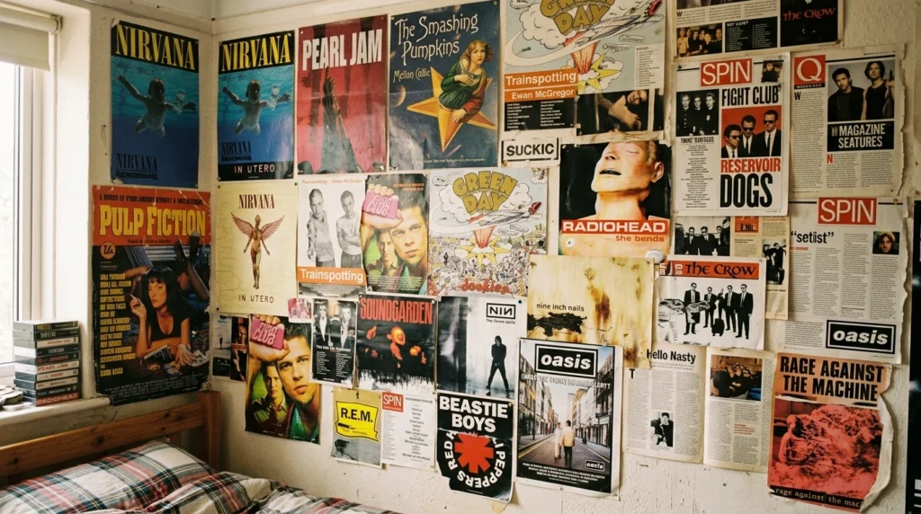 2. The Floor-to-Ceiling Poster Collage