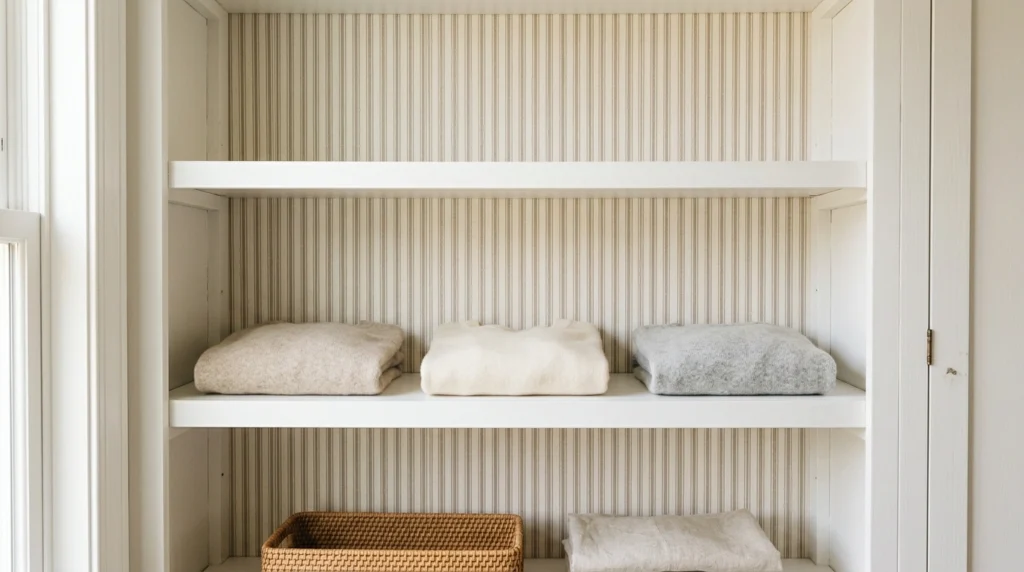 3. Back-Panel Wallpaper Accents