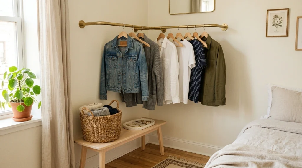 3. The Corner Nook Minimalist Setup