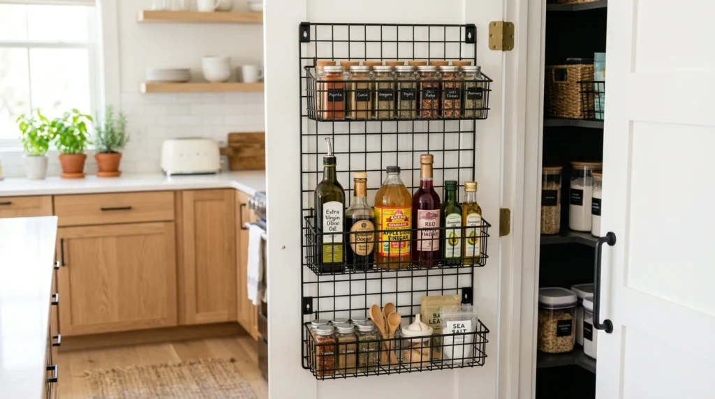 3. The Over-the-Door Grid Organizer