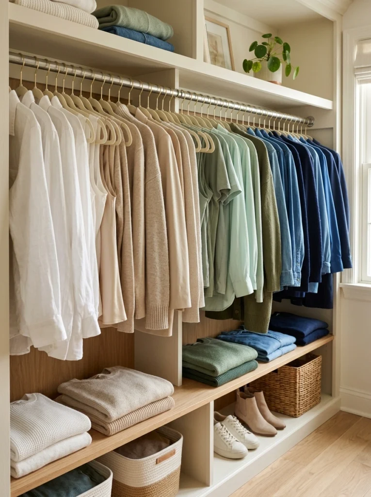 4. The Monochromatic Velvet Hanger Setup