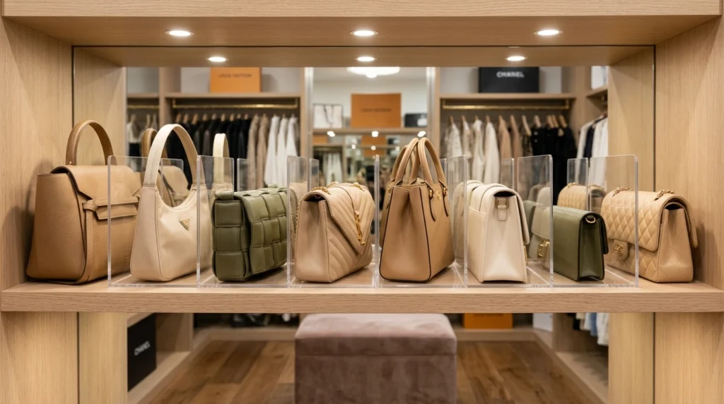 4. The Dedicated Accessory & Handbag Gallery