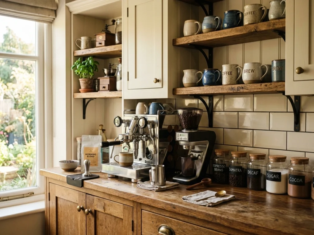 4. The Butler’s Pantry with Integrated Coffee Station