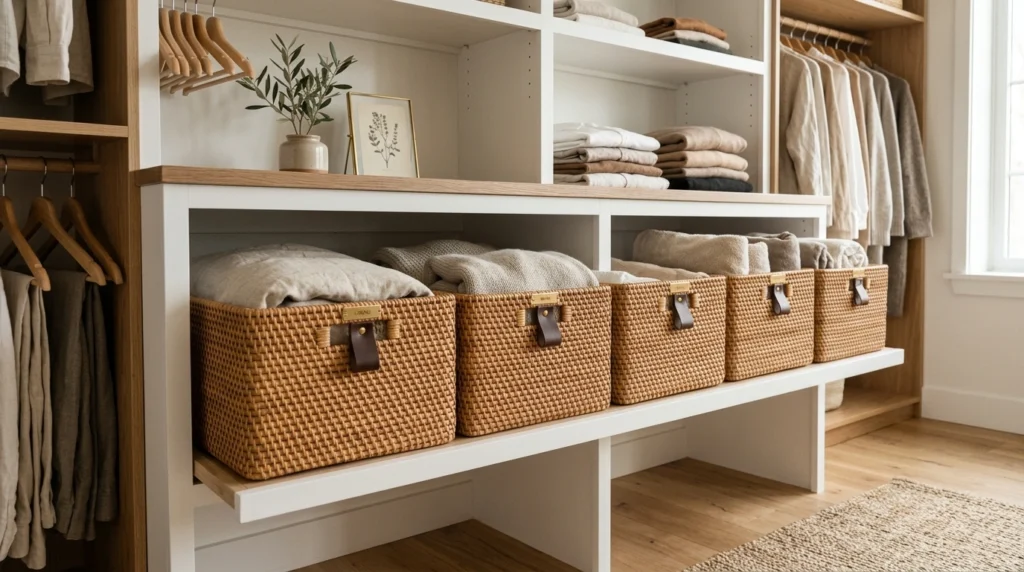 5. Mixed-Media Pull-Out Baskets