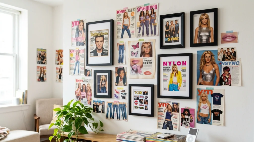 6. Torn-Out Magazine Wall Collages