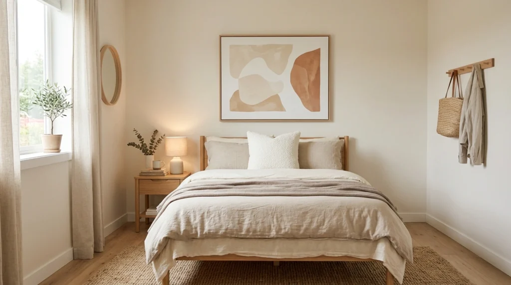 7. Minimalist Warm Neutral Haven