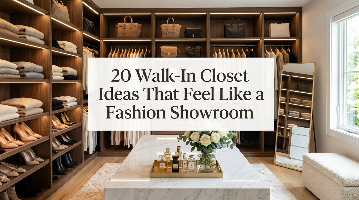 20 Walk-In Closet Ideas That Feel Like a Fashion Showroom