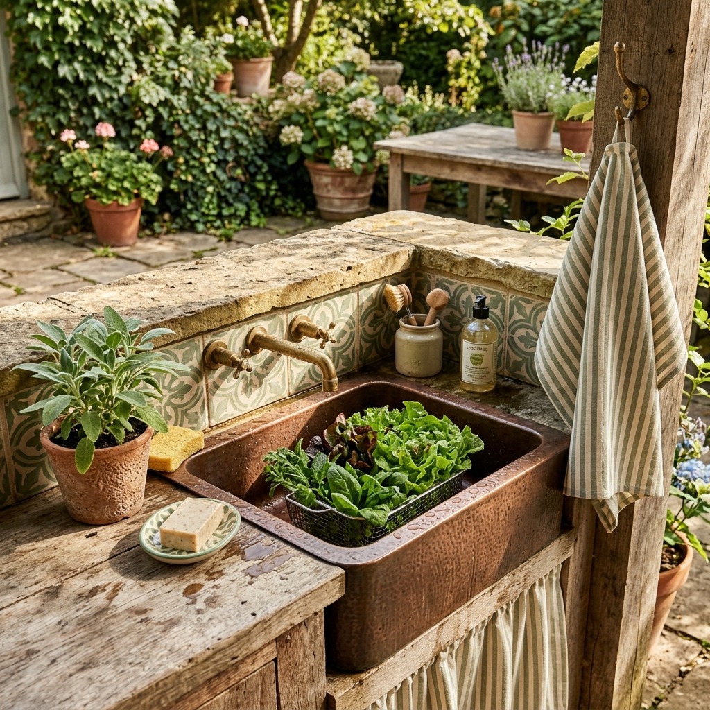 A Dedicated Outdoor Sink and Wash Station