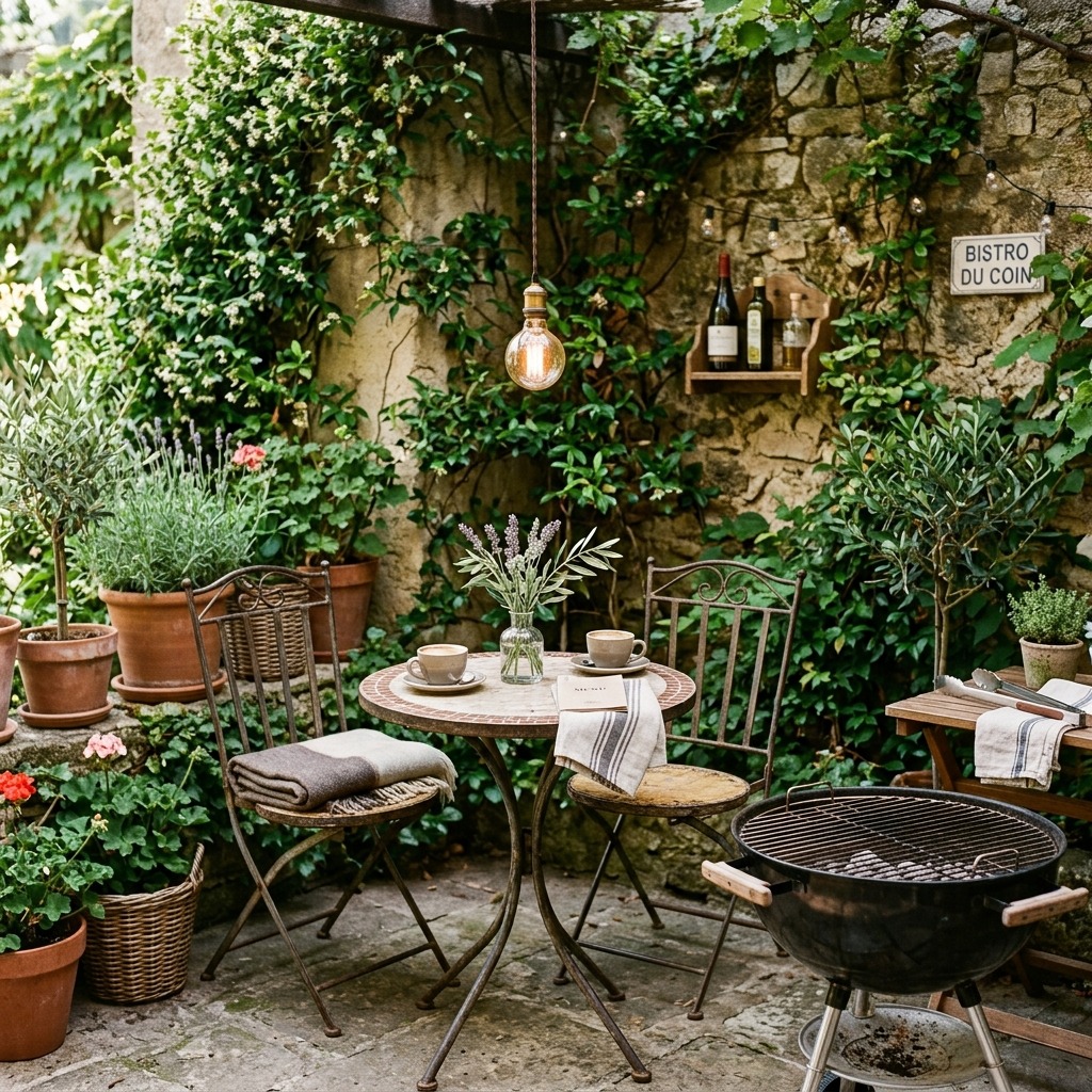 A Bistro-Style Setup for Small Patios