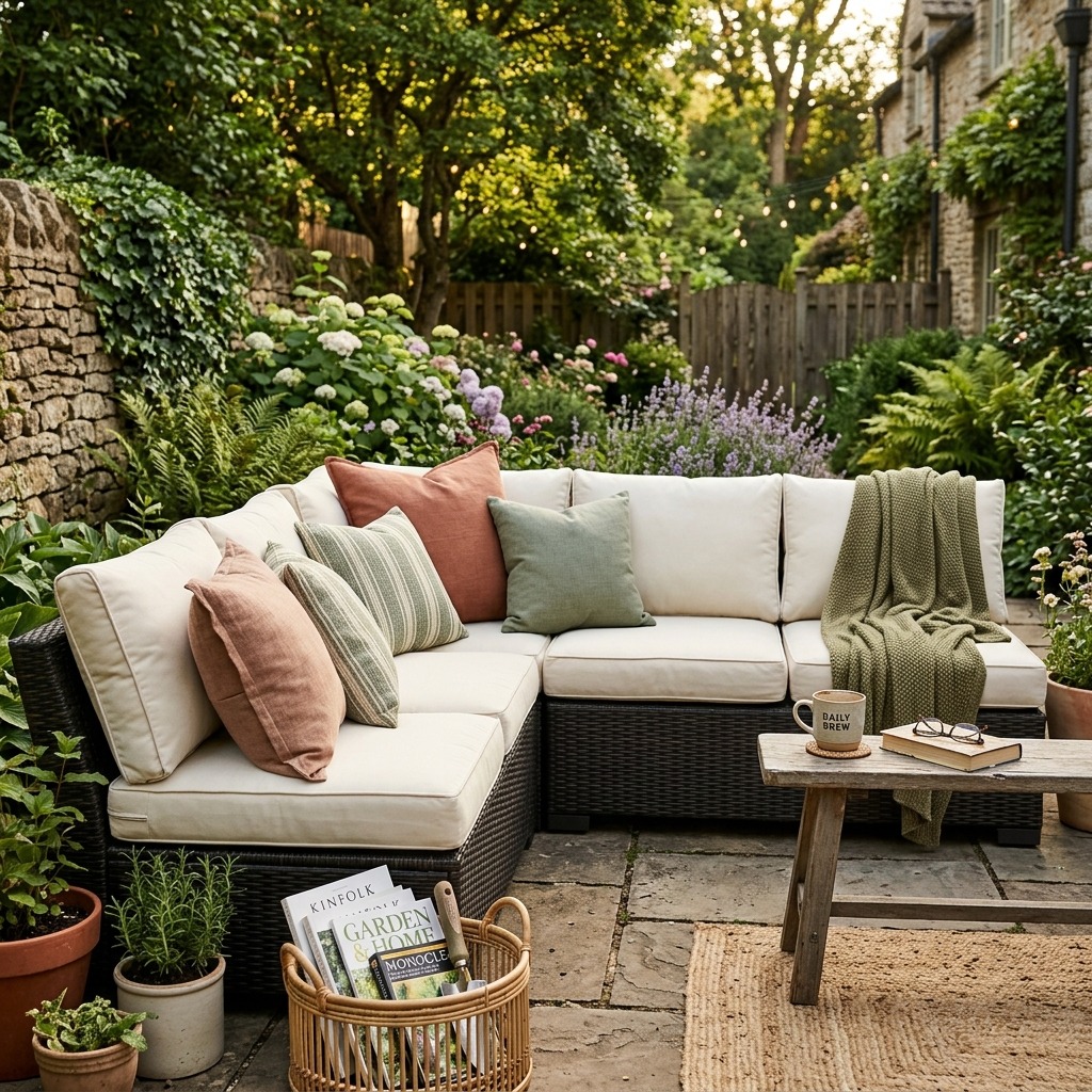 Anchor the Patio with a Weatherproof Sectional