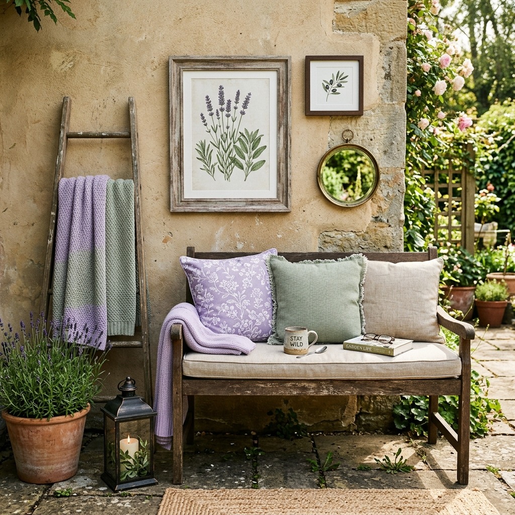Add Personality with Outdoor Art and Personal Touches